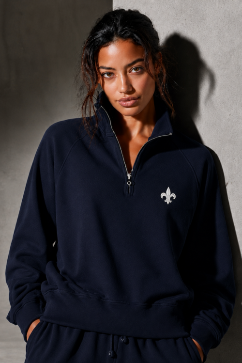 COUNTESS 1/4 Zip Pullover Navy