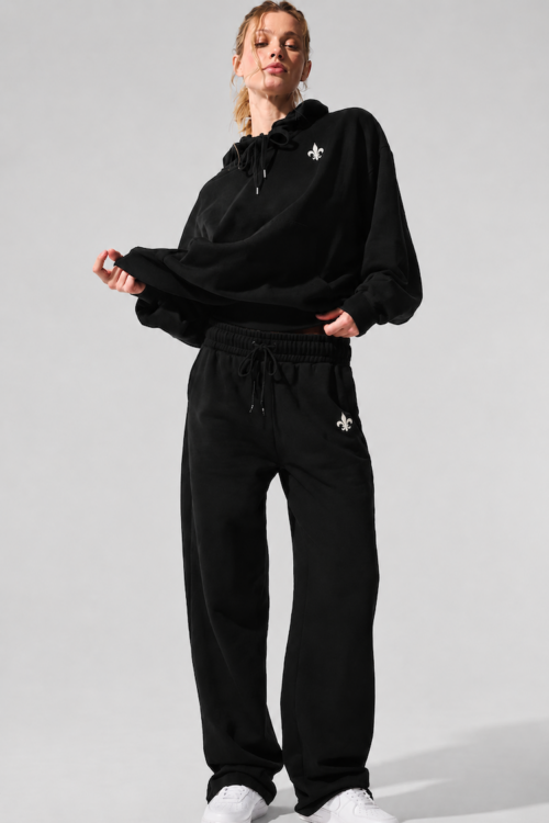 COUNTESS Straight Leg Sweatpant Black